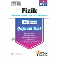 AYT Fizik Çek Kopar Yaprak Test Aydın Yayınları