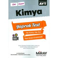 2021 AYT Kimya Yaprak Testler Miray Yayınları