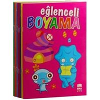 Eğlenceli Boyama Seti - 10 Kitap Takım - Kolektif - Ema Çocuk