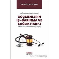 Sağlık Hukuku Açısından Göçmenlerin İş–Barınma ve Sağlık Hakkı (Ulusal ve Uluslararası Boyutuyla)