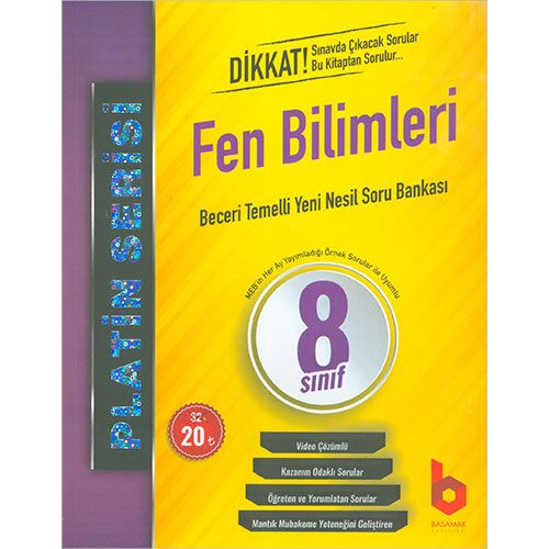 Basamak 8.Sınıf Fen Bilimleri Beceri Temelli Yeni Nesil Soru Bankası