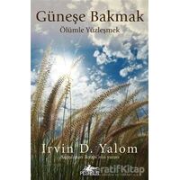 Güneşe Bakmak Ölümle Yüzleşmek - Irvin D. Yalom - Pegasus Yayınları