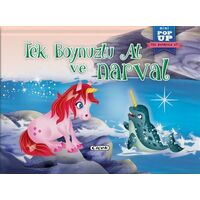 Tek Boynuzlu At ve Narval - Mini Pop-Up - Kolektif - Çiçek Yayıncılık