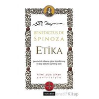 Etika - Benedictus de Spinoza - Doğu Batı Yayınları