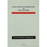 Kamu İktisadi Teşebbüsleri ve Özelleştirme - Pınar Feyzioğlu Akkoyunlu - Beta Yayınevi