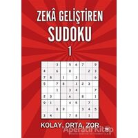 Zeka Geliştiren Sudoku 1 - Ramazan Oktay - Beyaz Balina Yayınları