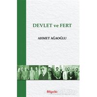 Devlet ve Fert - Ahmet Ağaoğlu - BilgeSu Yayıncılık