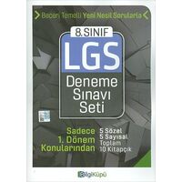 8.Sınıf LGS 1.Dönem Deneme Sınavı Seti Bilgi Küpü Yayınları