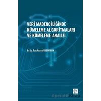 Veri Madenciliğinde Kümeleme Algoritmaları ve Kümeleme Analizi