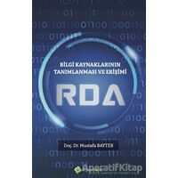 Bilgi Kaynaklarının Tanımlanması ve Erişimi RDA - Mustafa Bayter - Hiperlink Yayınları