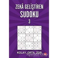 Zeka Geliştiren Sudoku 3 - Ramazan Oktay - Beyaz Balina Yayınları