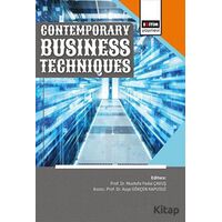 Contemporary Business Techniques - Kolektif - Eğitim Yayınevi - Bilimsel Eserler
