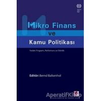 Mikro Finans ve Kamu Politikası - Kolektif - Efil Yayınevi