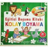 Eğitici Boyama Kitabı - Kolay Boyama - Kolektif - Parıltı Yayınları