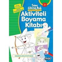 Aktiviteli Boyama Kitabı - Süper Kahramanlar - Kolektif - Pogo Çocuk