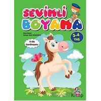 Sevimli Boyama (3-4 yaş) - Türkan Ada Kömürcü - Yağmur Çocuk