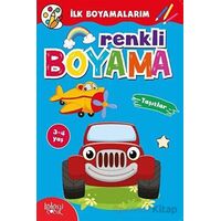 Renkli Boyama Taşıtlar Boyama Zamanı