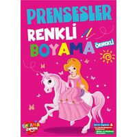 Renkli Boyama Prensesler Boyama Zamanı