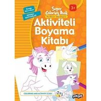 Aktiviteli Boyama Kitabı Sevimli Hayvanlar - Kolektif - Pogo Çocuk