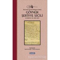 Göynük Şeriyye Sicili - Raşit Gündoğdu - Çamlıca Basım Yayın