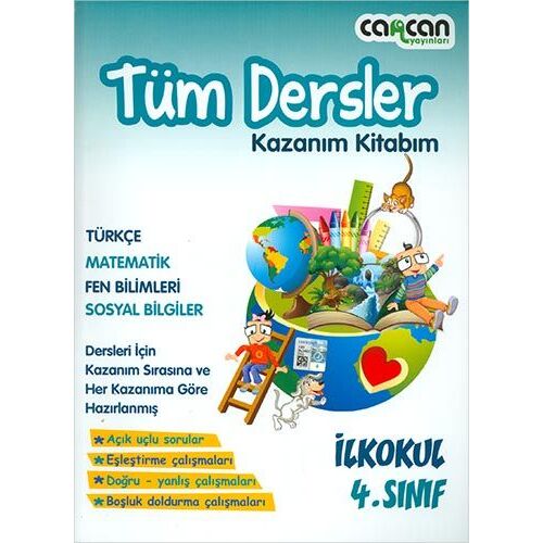 CanCan 4.Sınıf Tüm Dersler Kazanım Kitabım