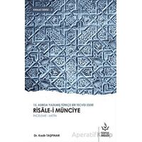 Risale-i Münciye - Kadir Taşpınar - Nizamiye Akademi Yayınları