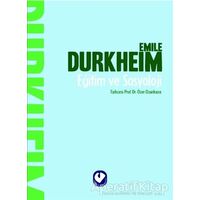 Eğitim ve Sosyoloji - Emile Durkheim - Cem Yayınevi