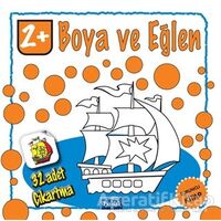 Boya ve Eğlen - Turuncu Kitap - 32 Adet Çıkartma - Kolektif - Parıltı Yayınları