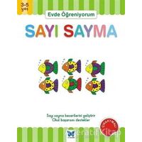 Evde Öğreniyorum - Sayı Sayma - Jenny Ackland - Mavi Kelebek Yayınları