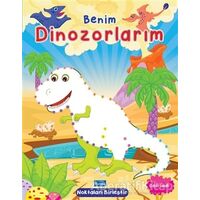 Benim Dinozorlarım - Noktaları Birleştir Çıkartmalı - Kolektif - Parıltı Yayınları