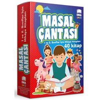 Masal Çantası 100 Temel Eserden Seçilmiş 40 Kitap - 1. ve 2. Sınıflar İçin - Kolektif - Ema Çocuk