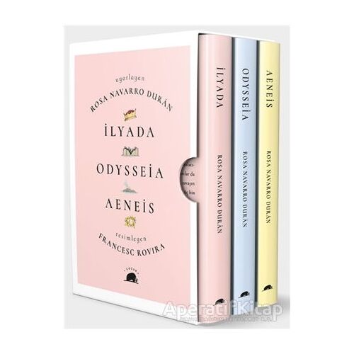 Çocuklar İçin Destanlar: İlyada - Odysseia - Aeneis (3 Kitap Takım) - Homeros - Kolektif Kitap