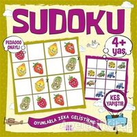 Çocuklar İçin Sudoku Kes Yapıştır (4+ Yaş) - Kolektif - Dokuz Çocuk