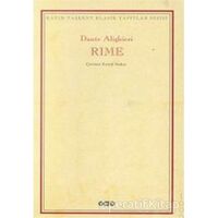 Rime Şiirler - Dante Alighieri - Yapı Kredi Yayınları