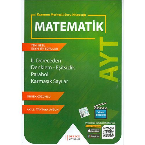 Derece AYT Matematik 2.Dereceden Denklem, Eşitsizlik, Parabol