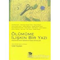 Ölümüme İlişkin Bir Yazı - Kolektif - İmge Kitabevi Yayınları