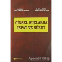 Cinsel Suçlarda İspat ve Sübut - Gökhan Taneri - Karahan Kitabevi