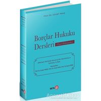 Borçlar Hukuku Dersleri (Özel Hükümler) - Burak Özen - Beta Yayınevi