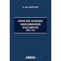 Medeni Usul Hukukunda Hakem Kararlarının İptali Sebepleri