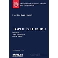 Toplu İş Hukuku İstanbul Üniversitesi Hukuk Fakültesi Ders Kitapları Dizisi