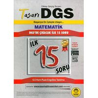 DGS Matematik İlk 15 Garanti Soru Kitapçığı Tasarı Eğitim Yayınları