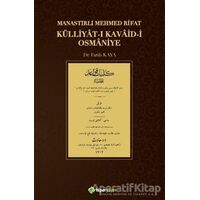 Külliyat-ı Kavaid-i Osmaniye - Mehmed Rifat - Hiperlink Yayınları