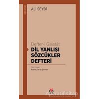 Dil Yanlışı Sözcükler Defteri - Ali Seydi - DBY Yayınları