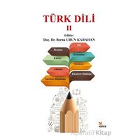 Türk Dili II - Berna Urun Karahan - Kriter Yayınları
