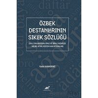 Özbek Destanlarının Sıklık Sözlüğü - Yasin Karadeniz - Paradigma Akademi Yayınları