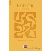 Editör - Lecteur - Harald Neugebauer - Maarif Mektepleri