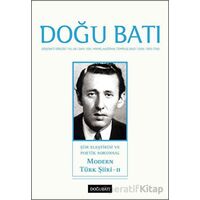 Doğu Batı Düşünce Dergisi Yıl: 26 Sayı: 105 - Modern Türk Şiiri 2 - Doğu Batı Dergileri