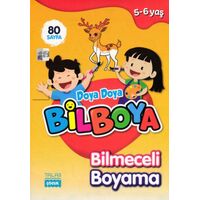 Doya Doya Bil Boya Bilmeceli Boyama (5-6 Yaş) - Kolektif - Talas Yayınları