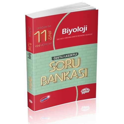 Editör 11.Sınıf Biyoloji Özetli Lezzetli Soru Bankası