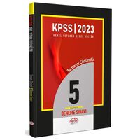 2024 KPSS Lisans Çözümlü 5 Fasikül Deneme Editör Yayınevi